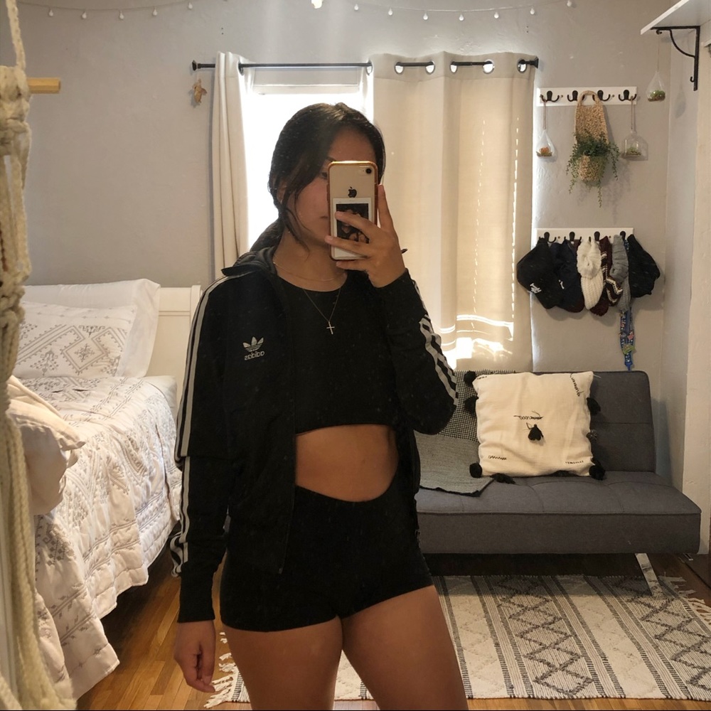 Black Zip Adidas Jacket